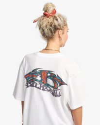 5 Re Issue - Short Sleeve T-Shirt for Men White EBYZT00577 Billabong