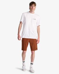 2 Gentlemen - T-shirt met korte mouwen voor Heren White EBYZT00579 Billabong