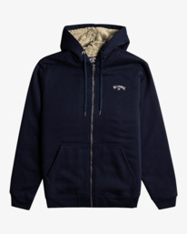 4 Arch - Hoodie met Rits voor Heren Blue F1FL20BIF2 Billabong
