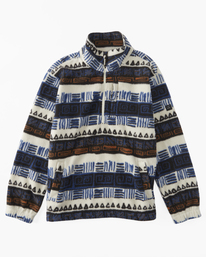 6 Boundary - Half Zip Mock Neck Fleece for Men Multi F1FL26BIF2 Billabong