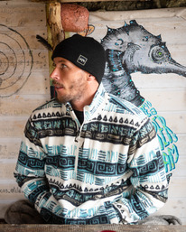 0 Boundary - Half Zip Mock Neck Fleece for Men Multi F1FL26BIF2 Billabong