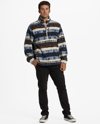 2 Boundary - Half Zip Mock Neck Fleece for Men Multi F1FL26BIF2 Billabong
