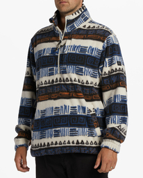 4 Boundary - Half Zip Mock Neck Fleece for Men Multi F1FL26BIF2 Billabong