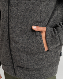 4 Boundary - Kapuzenpulli mit Reißverschluss für Männer Schwarz F1FL33BIF2 Billabong