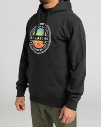 2 Rotor Fill - Hoodie voor Heren Black F1HO12BIF2 Billabong