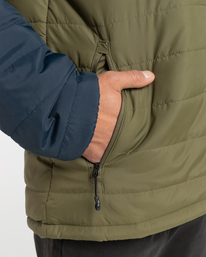 5 Surf Check - Doudoune technique pour Homme Marron F1JK36BIF2 Billabong