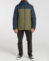 1 Surf Check - Doudoune technique pour Homme Marron F1JK36BIF2 Billabong