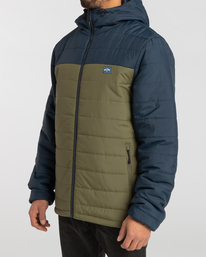 3 Surf Check - Doudoune technique pour Homme Marron F1JK36BIF2 Billabong