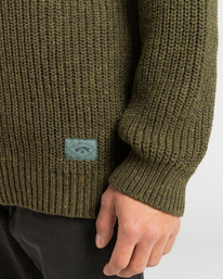 3 Harbor - Sweater voor Heren Green F1JP03BIF2 Billabong