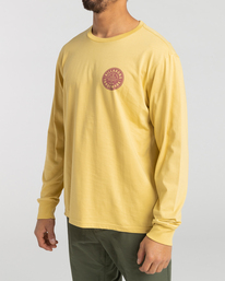 2 Stamp - Long Sleeve T- Shirt for Men Yellow F1LS06BIF2 Billabong