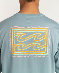 4 Crayon Wave - Long Sleeve T-Shirt for Men Blue F1LS09BIF2 Billabong