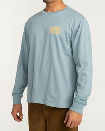 1 Crayon Wave - Long Sleeve T-Shirt for Men Blue F1LS09BIF2 Billabong