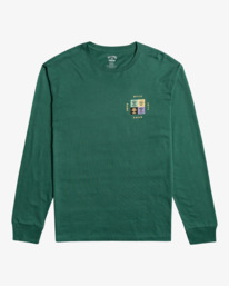 7 Unison - T-shirt met Lange Mouwen voor Heren Green F1LS11BIF2 Billabong