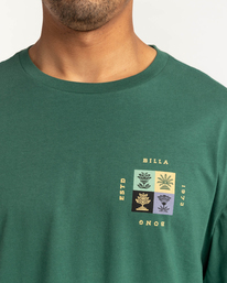 4 Unison - T-shirt met Lange Mouwen voor Heren Green F1LS11BIF2 Billabong