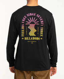 3 Sound Wave - T- shirt met Lange Mouwen voor Heren Black F1LS12BIF2 Billabong