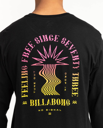 4 Sound Wave - T- shirt met Lange Mouwen voor Heren Black F1LS12BIF2 Billabong