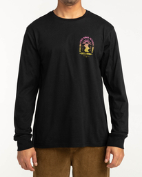 0 Sound Wave - T- shirt met Lange Mouwen voor Heren Black F1LS12BIF2 Billabong