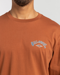 4 A/DIV Arch - Long Sleeve T-Shirt for Men Blue F1LS15BIF2 Billabong