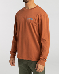 3 A/DIV Arch - Long Sleeve T-Shirt for Men Blue F1LS15BIF2 Billabong