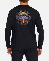 4 Rockies - T- shirt met Lange Mouwen voor Heren Black F1LS17BIF2 Billabong