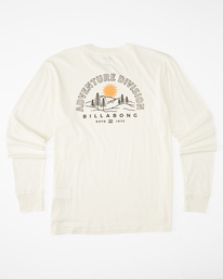 6 Highland - T-shirt manches longues pour Homme Blanc F1LS18BIF2 Billabong
