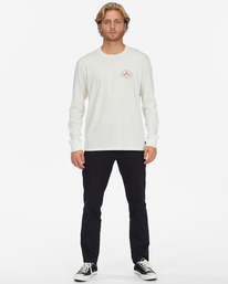 1 Highland - T-shirt manches longues pour Homme Blanc F1LS18BIF2 Billabong