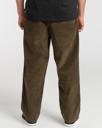 5 Bad Dog - Elasticated Corduroy Trousers for Men Brown F1PT05BIF2 Billabong