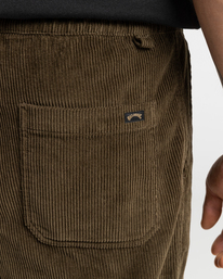 4 Bad Dog - Pantalon en velours c&ocirc;tel&eacute; pour Homme Marron F1PT05BIF2 Billabong