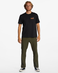 1 Surftrek Plus - Elastische Hose f&uuml;r M&auml;nner Braun F1PT14BIF2 Billabong