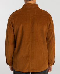 3 Bad Dog - Corduroy shirt voor Heren Brown F1SH21BIF2 Billabong