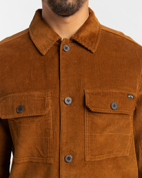 5 Bad Dog - Corduroy shirt voor Heren Brown F1SH21BIF2 Billabong