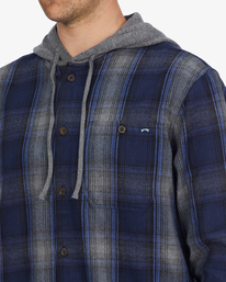 4 Baja - Camisa de flanela com capuz para Homem Multi F1SH26BIF2 Billabong