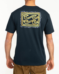 3 Crayon Wave - T- Shirt für Männer Blau F1SS12BIF2 Billabong