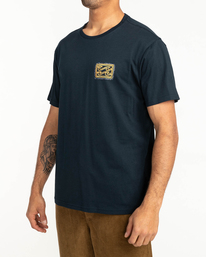 1 Crayon Wave - T- Shirt für Männer Blau F1SS12BIF2 Billabong