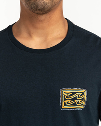 2 Crayon Wave - T- Shirt für Männer Blau F1SS12BIF2 Billabong