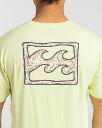 2 Crayon Wave - T- Shirt voor Heren Green F1SS12BIF2 Billabong