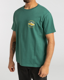 3 Rotor Diamond - T- Shirt voor Heren Green F1SS21BIF2 Billabong