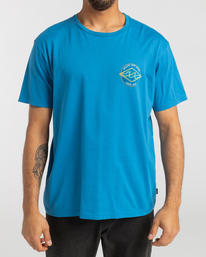 0 Rotor Diamond - T- Shirt voor Heren Blue F1SS21BIF2 Billabong