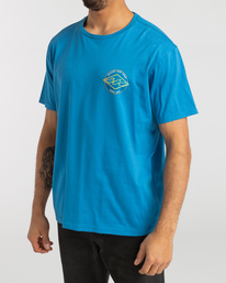 3 Rotor Diamond - T- Shirt voor Heren Blue F1SS21BIF2 Billabong