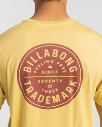3 Stamp - T- Shirt voor Heren Yellow F1SS39BIF2 Billabong