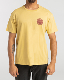 1 Stamp - T- Shirt voor Heren Yellow F1SS39BIF2 Billabong