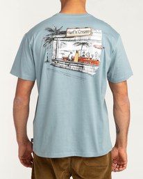 3 Surf N Cream - T- Shirt voor Heren Blue F1SS40BIF2 Billabong