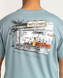 4 Surf N Cream - T- Shirt voor Heren Blue F1SS40BIF2 Billabong
