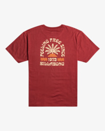 6 Feeling Free - T- Shirt voor Heren Red F1SS46BIF2 Billabong