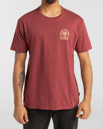 0 Feeling Free - T- Shirt voor Heren Red F1SS46BIF2 Billabong