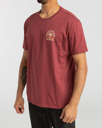 3 Feeling Free - T- Shirt voor Heren Red F1SS46BIF2 Billabong