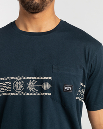 3 Spinner Pkt - T- Shirt for Men Blue F1SS64BIF2 Billabong