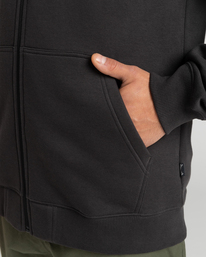 4 Peak - Zip Up Hoodie for Men Black F1ZH02BIF2 Billabong