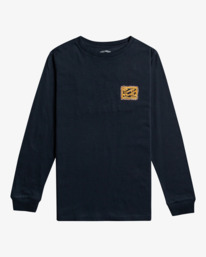 0 Crayon Wave - Camiseta de Manga Larga para Chicos Azul F2LS10BIF2 Billabong