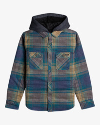 0 Coastline - Surchemise pour Garçon Vert F2SH02BIF2 Billabong